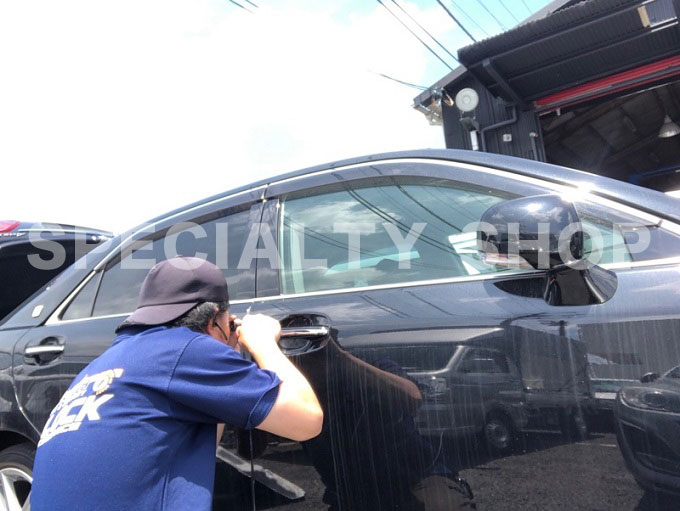 インロック解錠作業風景