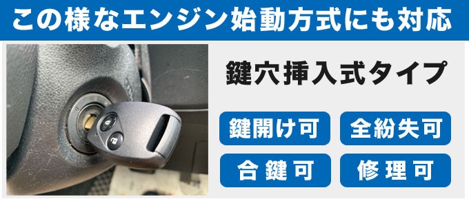 鍵穴挿入式タイプ